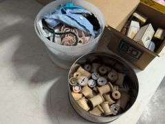 Assortment of sewing supplies - see photos