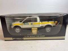 (2) F-150 diecast model pickup trucks - 1/18 scale, dirty