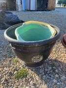 Large lot of decorative planters - mostly plastic