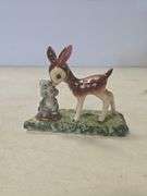 BAMBI AND RABBIT FIGURINE