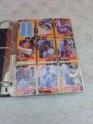 BINDER WITH BASEBALL CARDS