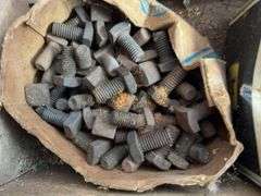 Crate with John Deere oil can, planer, and more