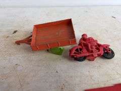 Tote of hand saws and clamps