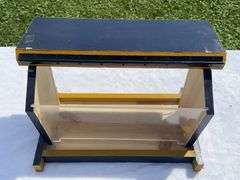 Homemade WVU Wooden Bird Feeder