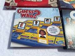 Scrabble, Clue, Guess Who?, and Battleship