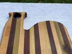 (2) Homemade Wooden Charcuterie Boards