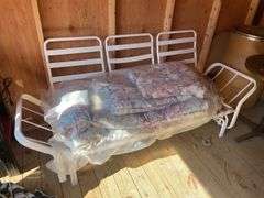 Outdoor couch with cushions