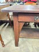 Vintage Solid Wood Desk 34” D 48” W 29” H