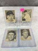 1948 Bowman baseball: Sauer, Edwards, Wyrostek, Wehmieier