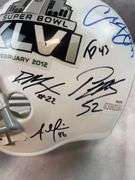 Full Size Super Bowl Helmet with 12 Signatures