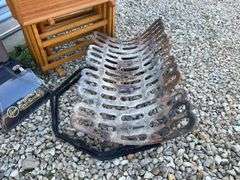 TV trays, Hoover Steam Vac and fireplace rack