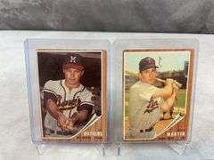 1962 Topps: Tresh, Hodges, Fox, Billy Martin, Mathews