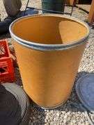 Drum with registers and weather stripping