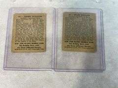 1948 Bowman baseball: Sauer, Edwards, Wyrostek, Wehmieier