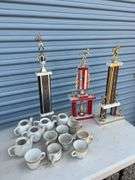 Mugs, mini teapots and misc. trophies