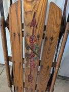 Vintage Flexible Flyer snow sled - 42" long