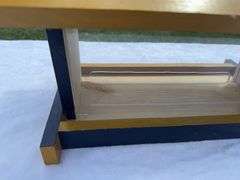 Homemade WVU Wooden Bird Feeder