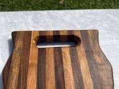 (2) Homemade Wooden Charcuterie Boards