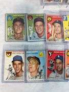 1954 Topps baseball 15 card lot, no duplicates, all in order