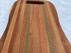 (2) Homemade Wooden Charcuterie Boards