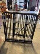 Metal dog cage