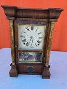 SETH THOMAS MINIATURE PILLAR & CORNICE CLOCK WORKS