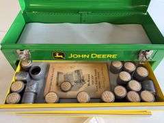 John Deere toolbox with projector film