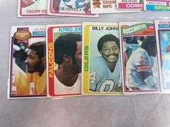 (25) 1950's 60's & 70's Football Cards - Franco Harris (RC), Simpson, Sayers & Others