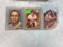 1962 Topps: Tresh, Hodges, Fox, Billy Martin, Mathews