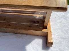 Homemade Wooden Bird Feeder
