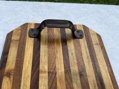(2) Homemade Wooden Charcuterie Boards