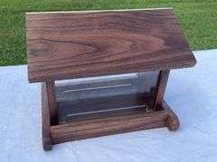 Homemade Wooden Bird Feeder