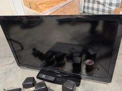 Phillips 40" TV - works, Samsung DVD player and surround sound speaker system