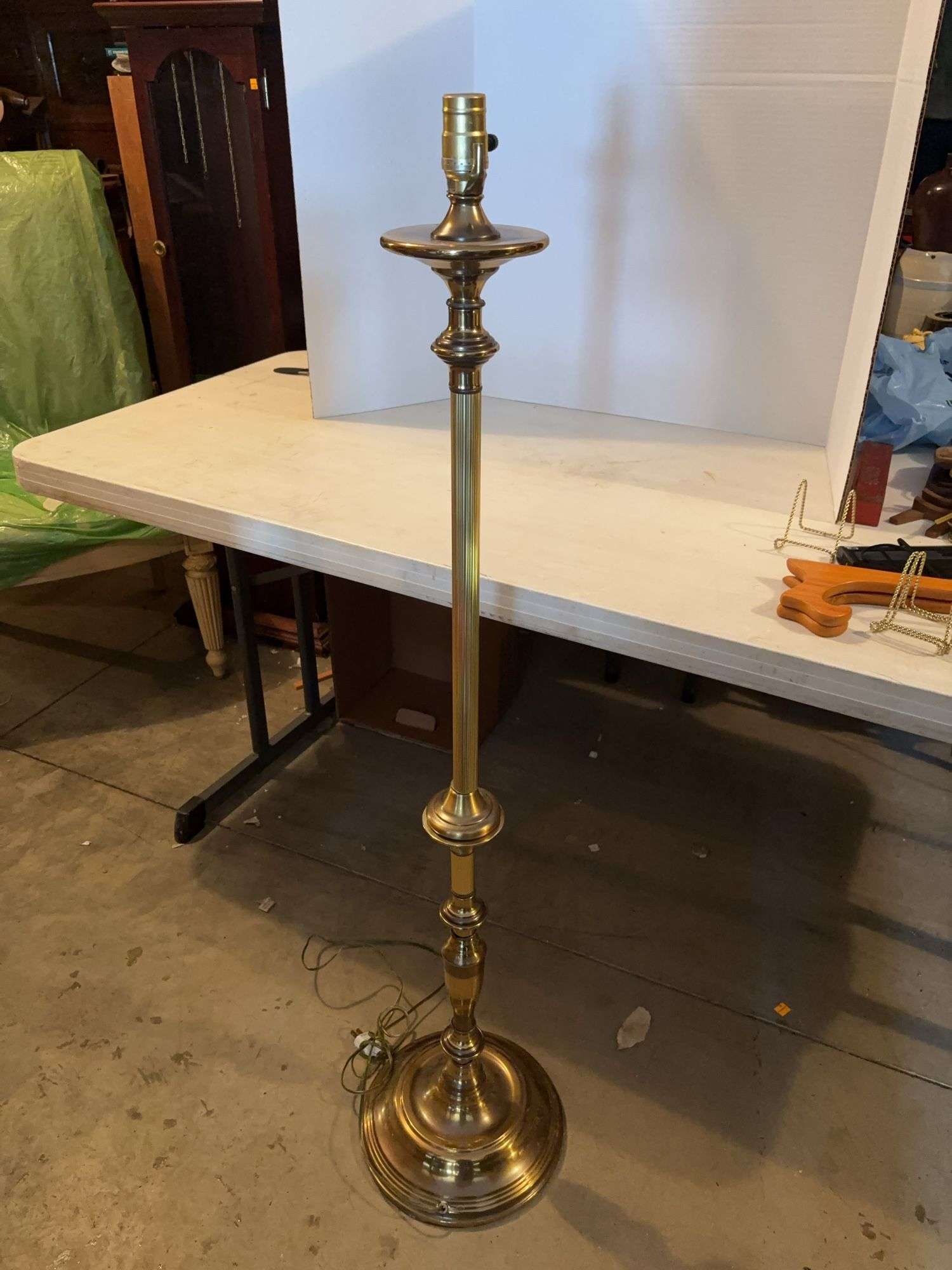 SOLID BRASS FLOOR LAMP
