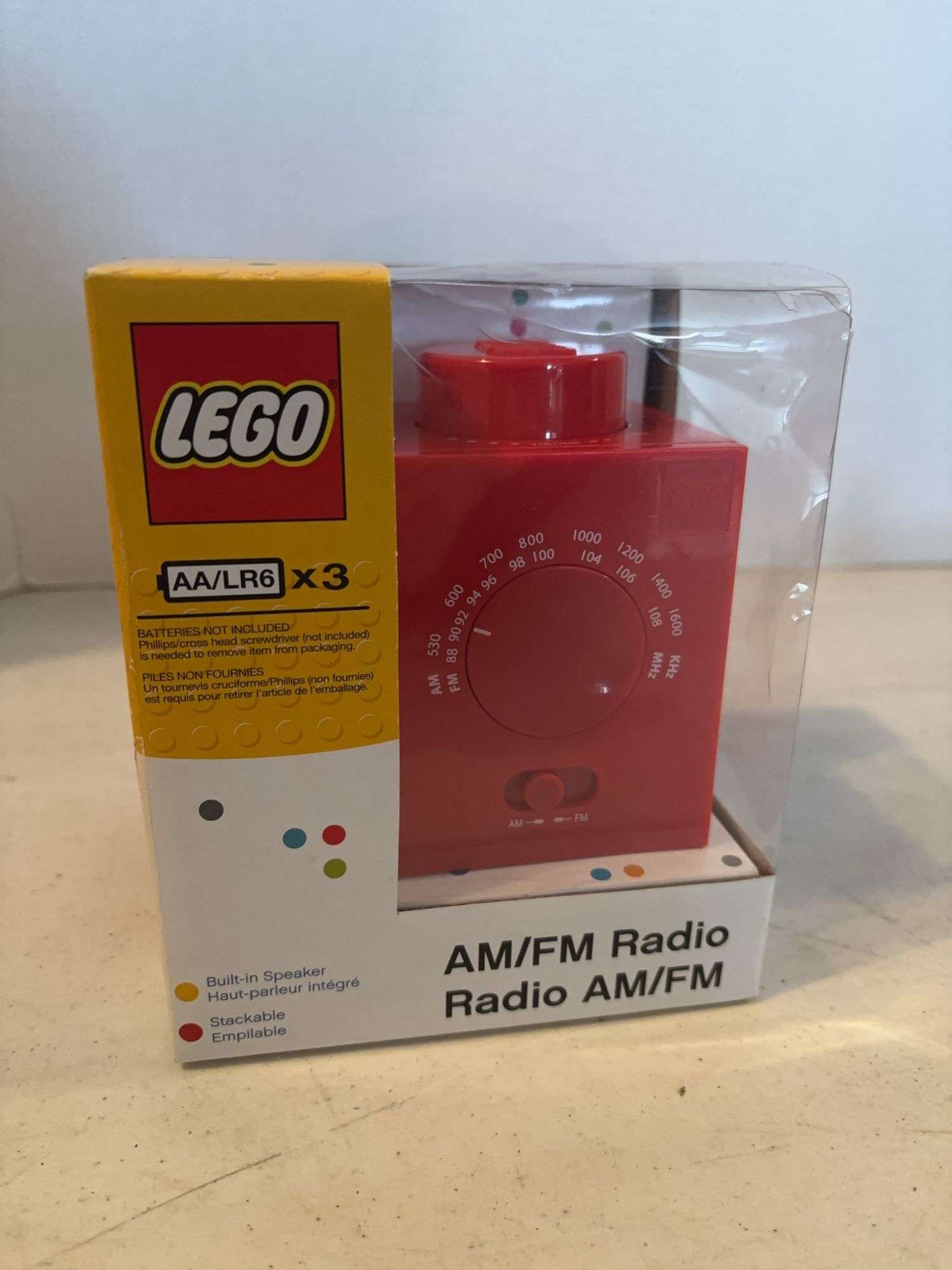LEGO IN BOX AM/FM RADIO