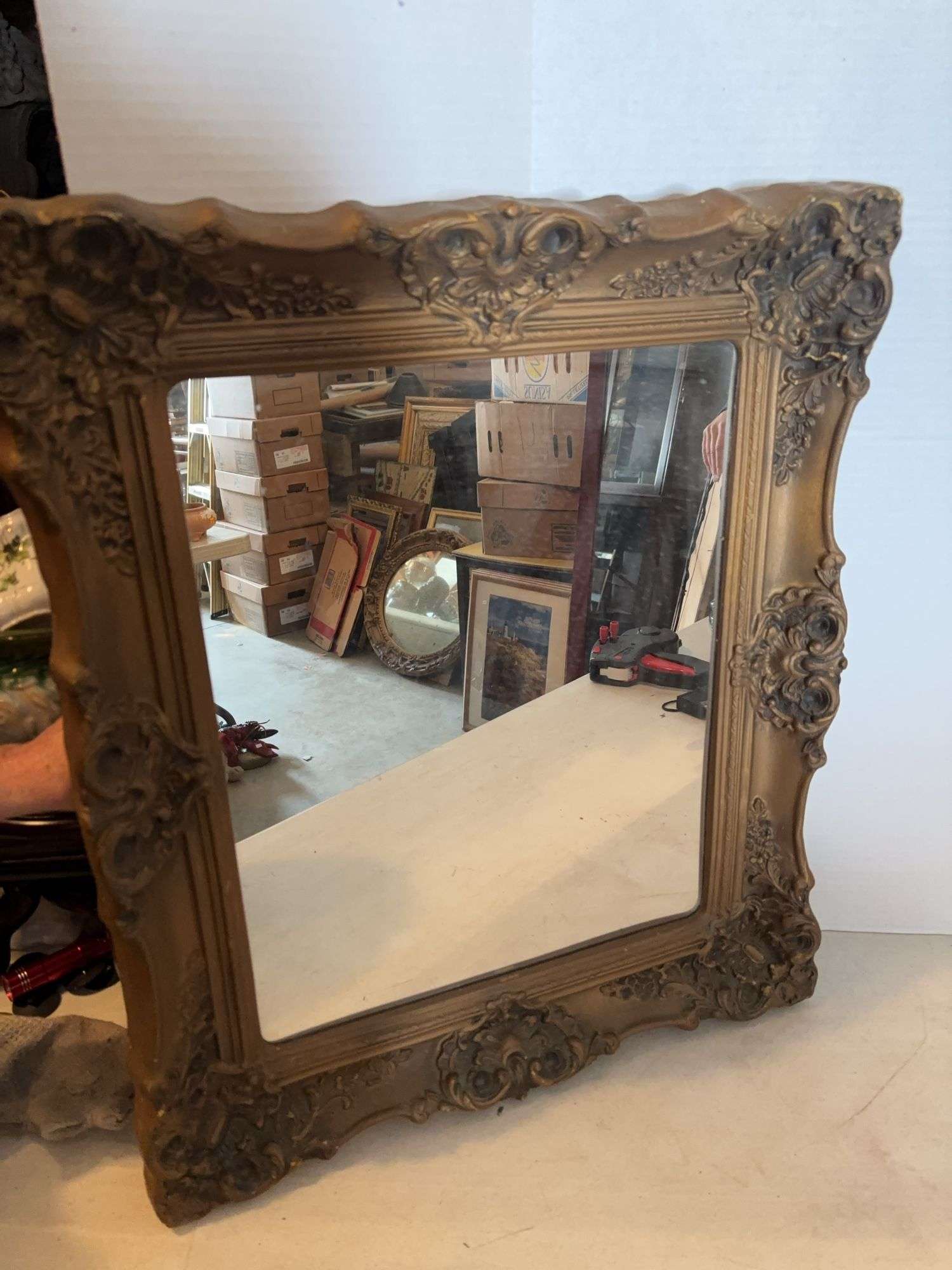 26” x 22” FRAMED MIRROR