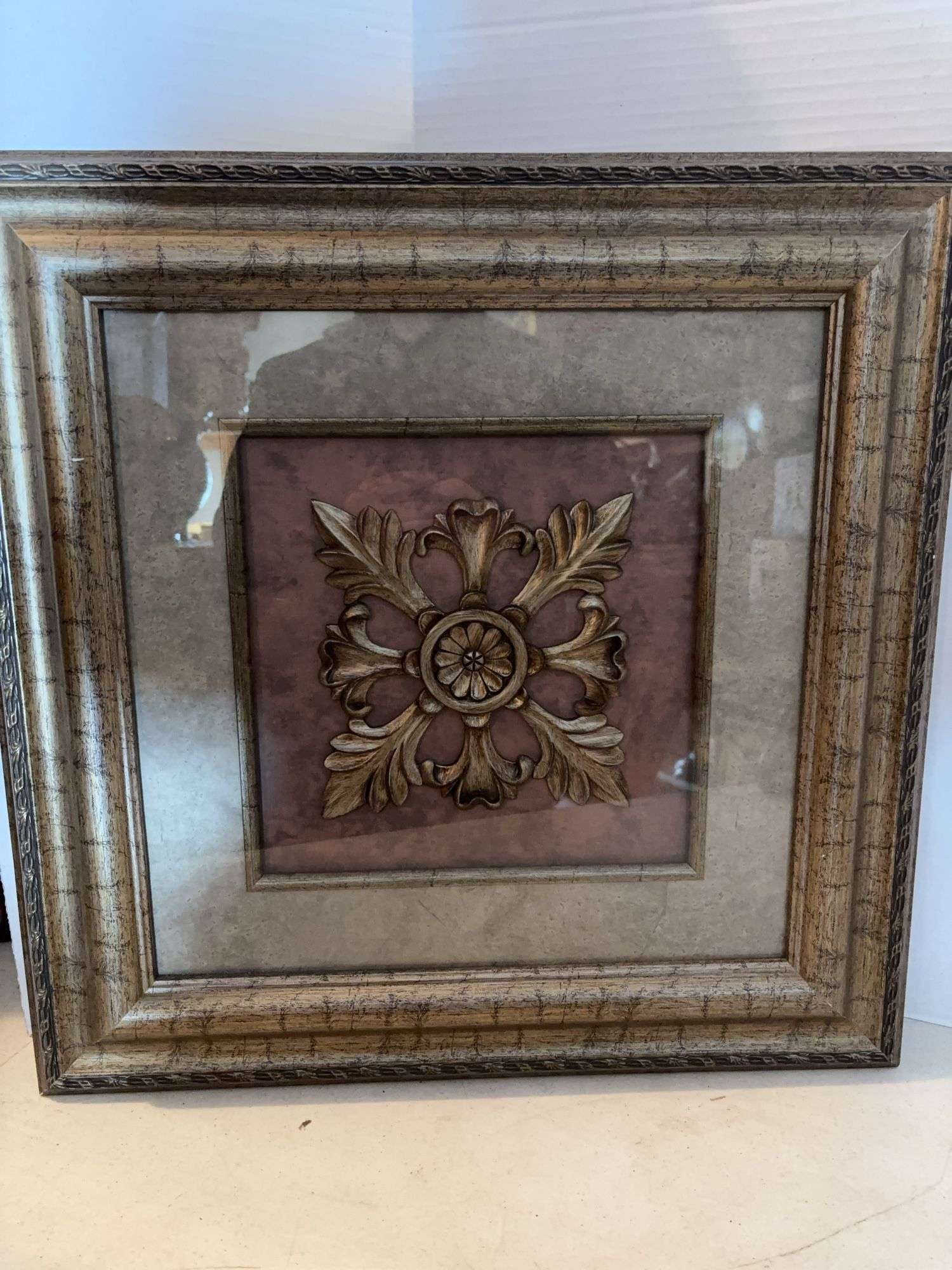 22” x 22” FRAMED WALL ART