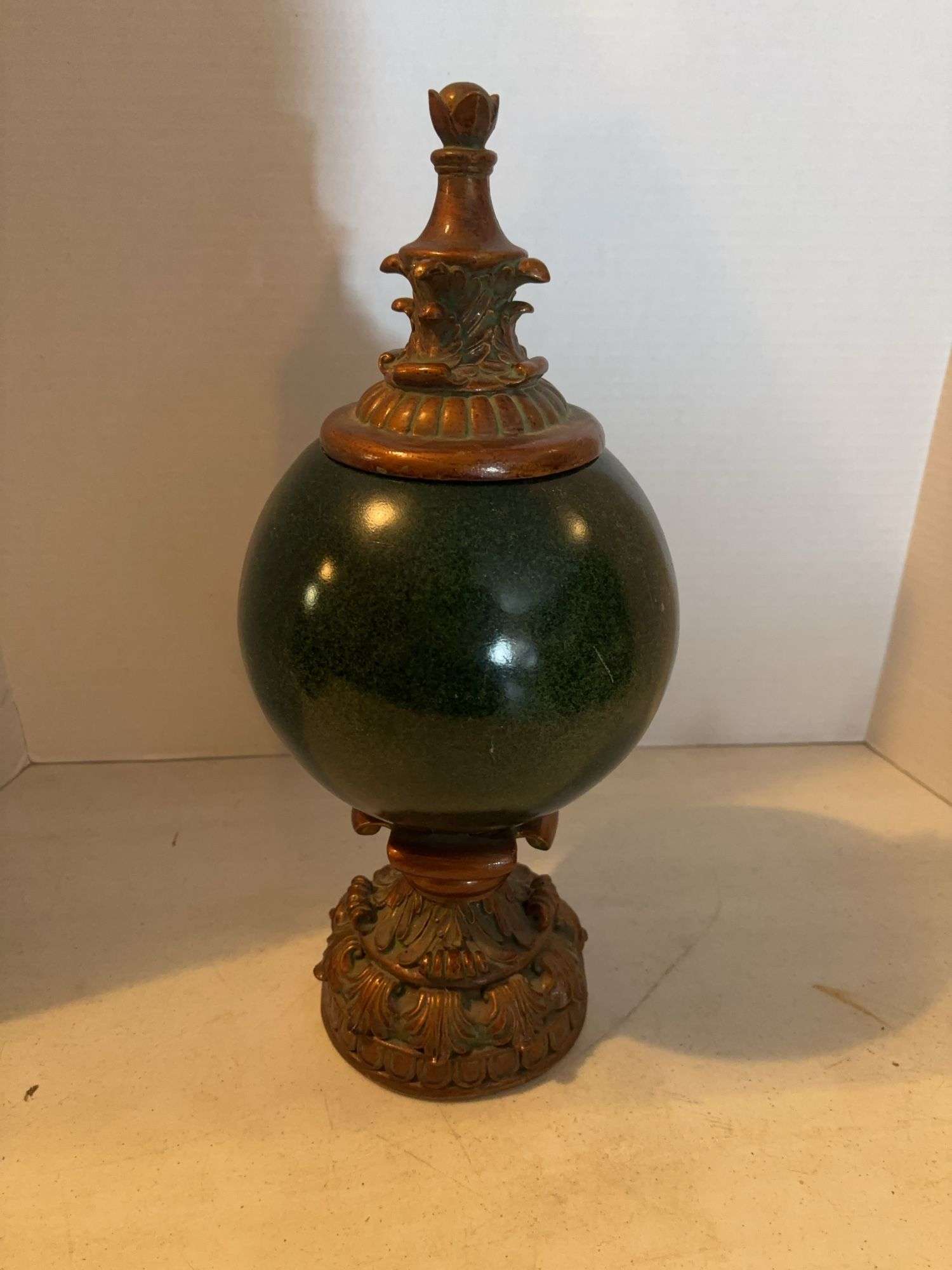 16” JAR GREEN WITH LID