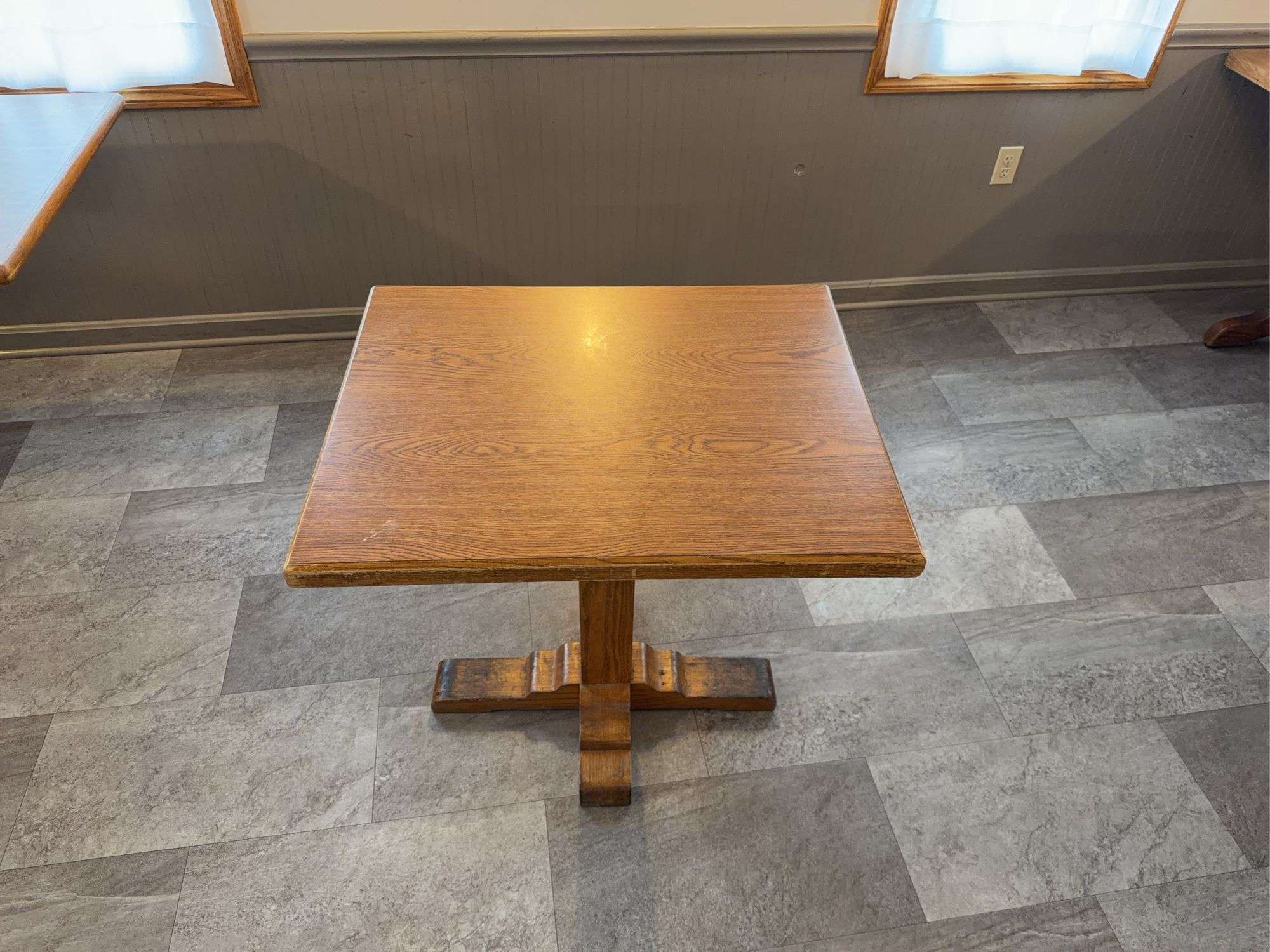 2’ Wood Dining Table