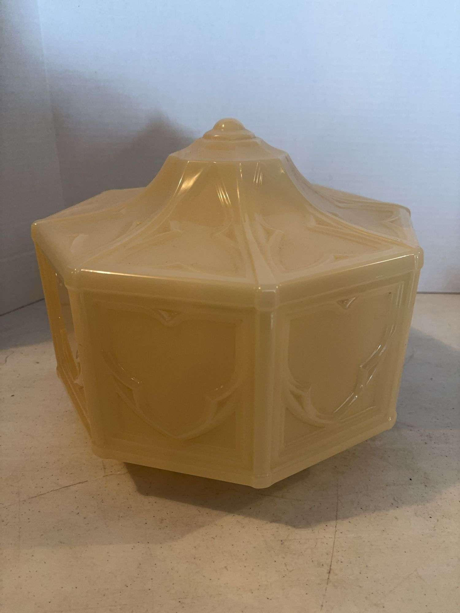 GLASS CEILING LIGHT GLOBE 10”