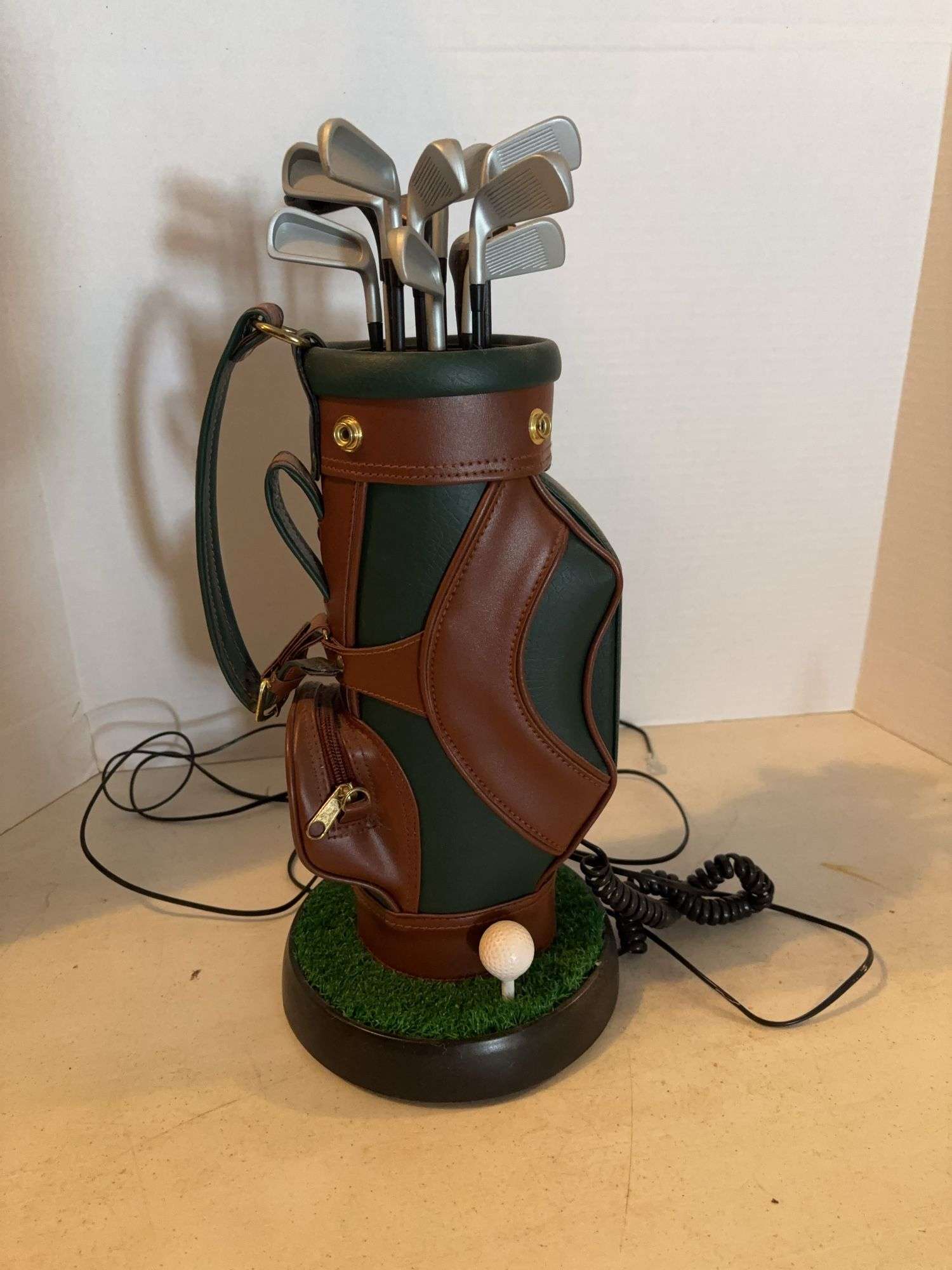 VINTAGE MINI GOLF CLUB TELEPHONE 17”