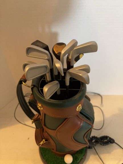 VINTAGE MINI GOLF CLUB TELEPHONE 17”