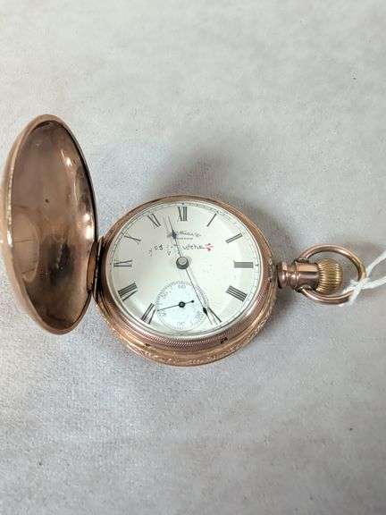 American Waltham watch company pocket watch - serial number 395-9174