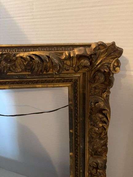 26” x 22” DECORATIVE ANTIQUE FRAME SOME MISSING PIECES