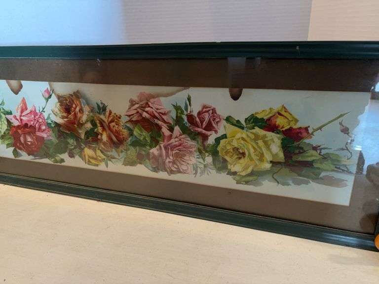 ANTIQUE YARD OF ROSES PRINT