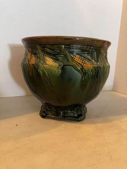 10” WELLER CORN CERAMIC BOWL
