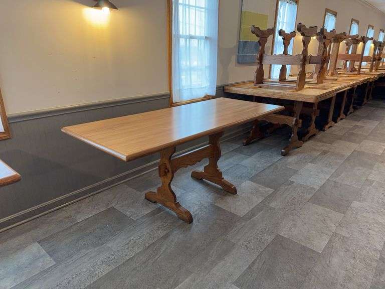 6’ Wood Dining Table