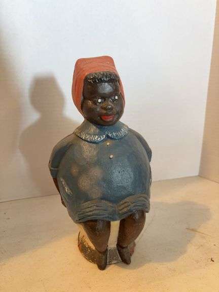 CAST IRON BLACK MEMORABILIA BANK