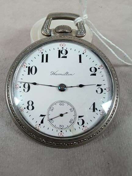 Hamilton Watch Co Pocket watch -17 Jewels - serial number 4800334