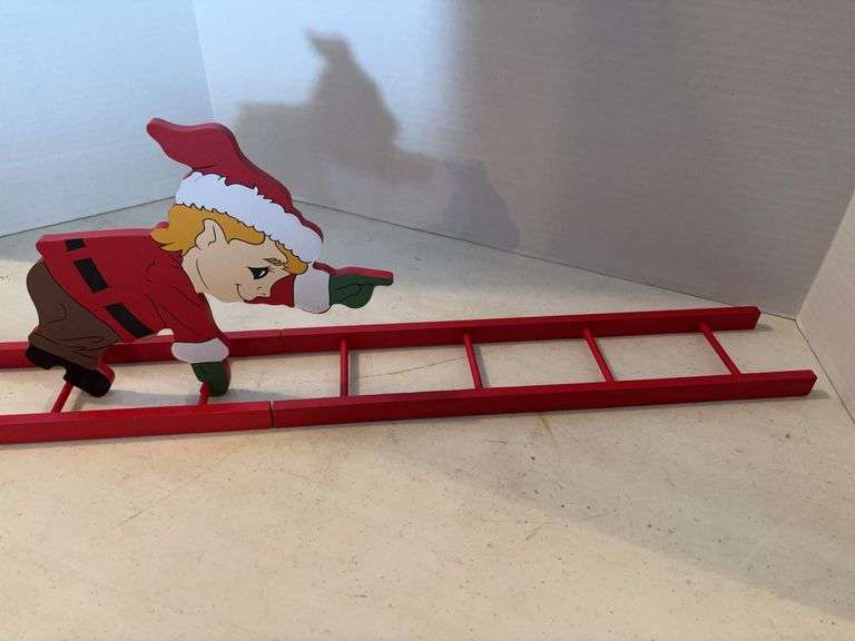 47” ELF CLIMBING A LADDER